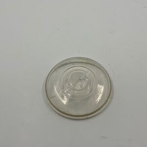 Ball "Button Top" Clear Glass Lid For Canning Jar, Vintage, Metal Wire Bail Clas